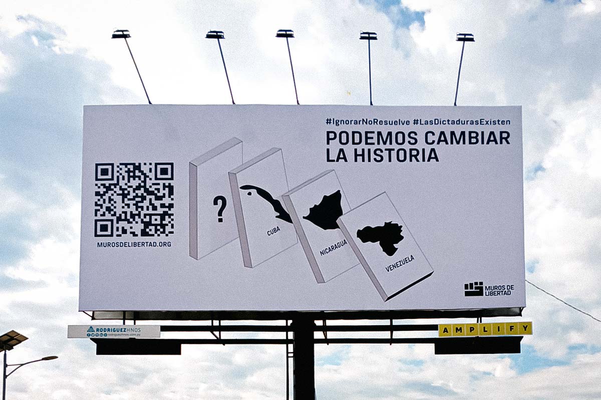 Muros de libertad en el marco de la 54 asamblea de la Organización de Estados Americanos - OEA